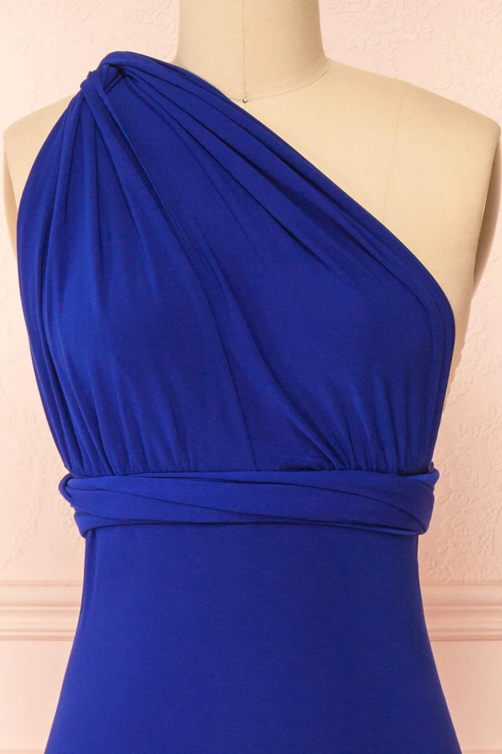 Aristella Blue | Convertible Midi Dress
