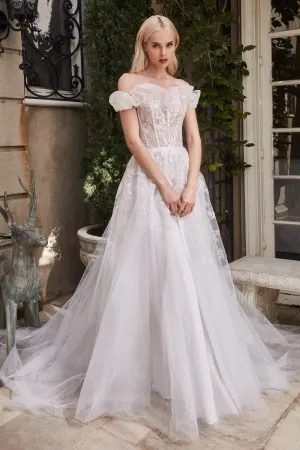 Guilianne |Off-the-Shoulder Corset Bridal Dress