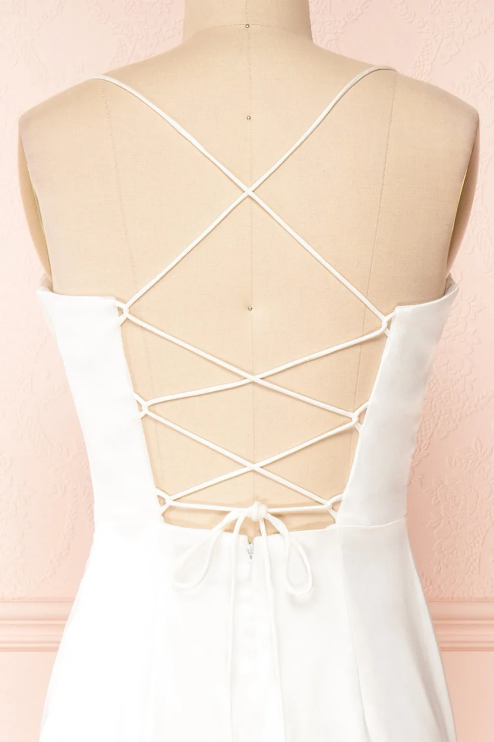 Lakesha | Corset Bridal Maxi Dress