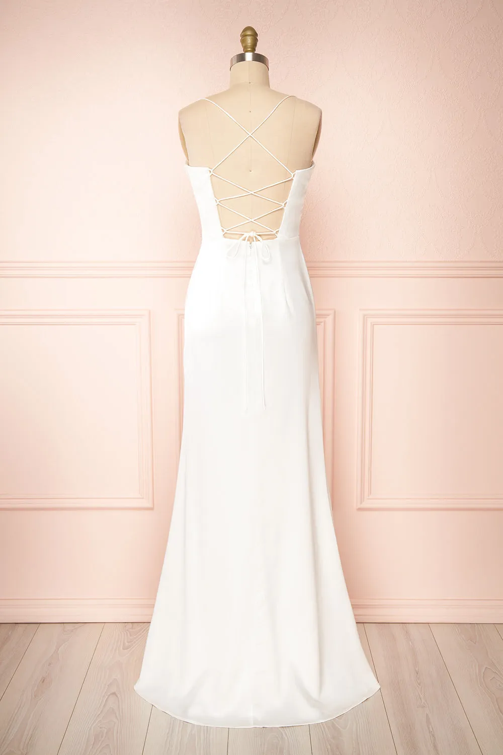 Lakesha | Corset Bridal Maxi Dress