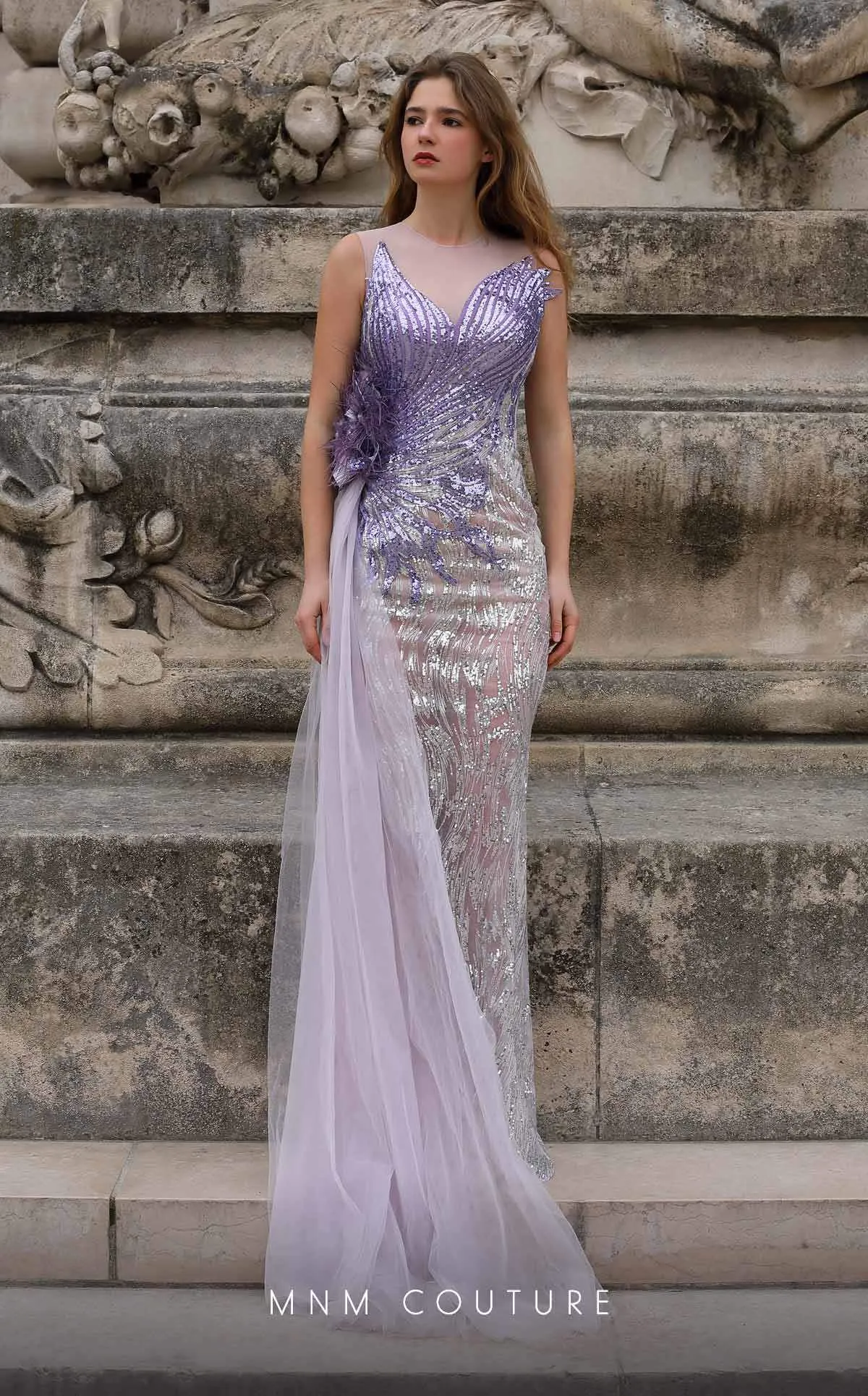 MNM COUTURE K4056 DRESS