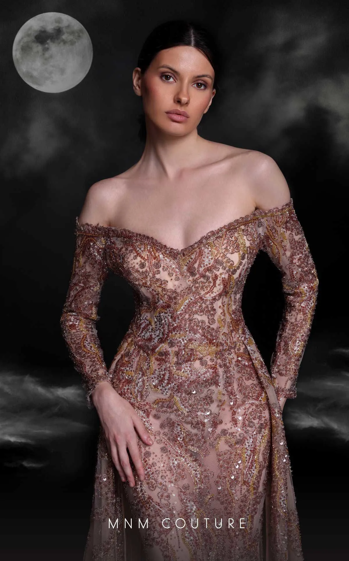 MNM COUTURE K4121 DRESS