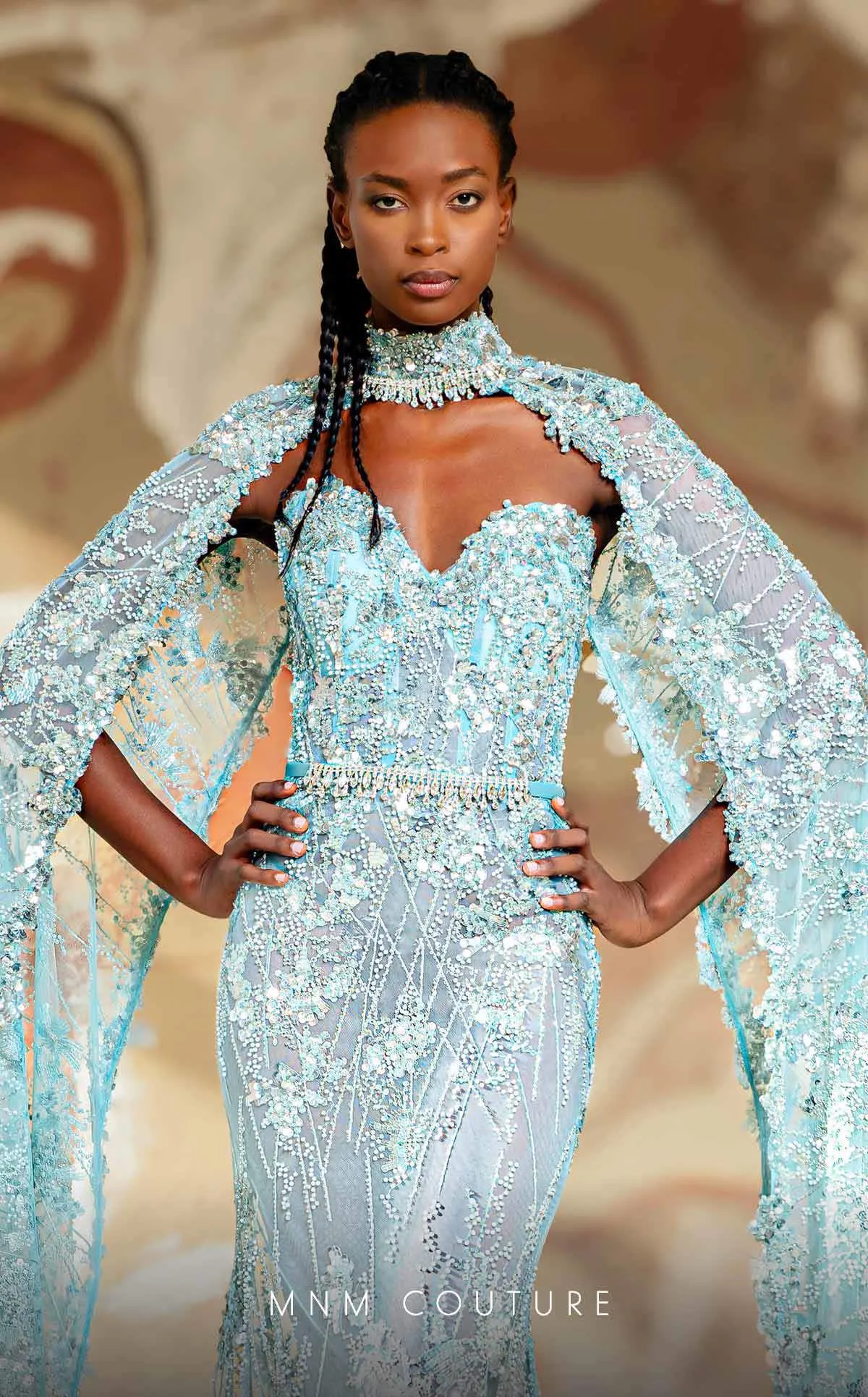 MNM COUTURE K4178 DRESS