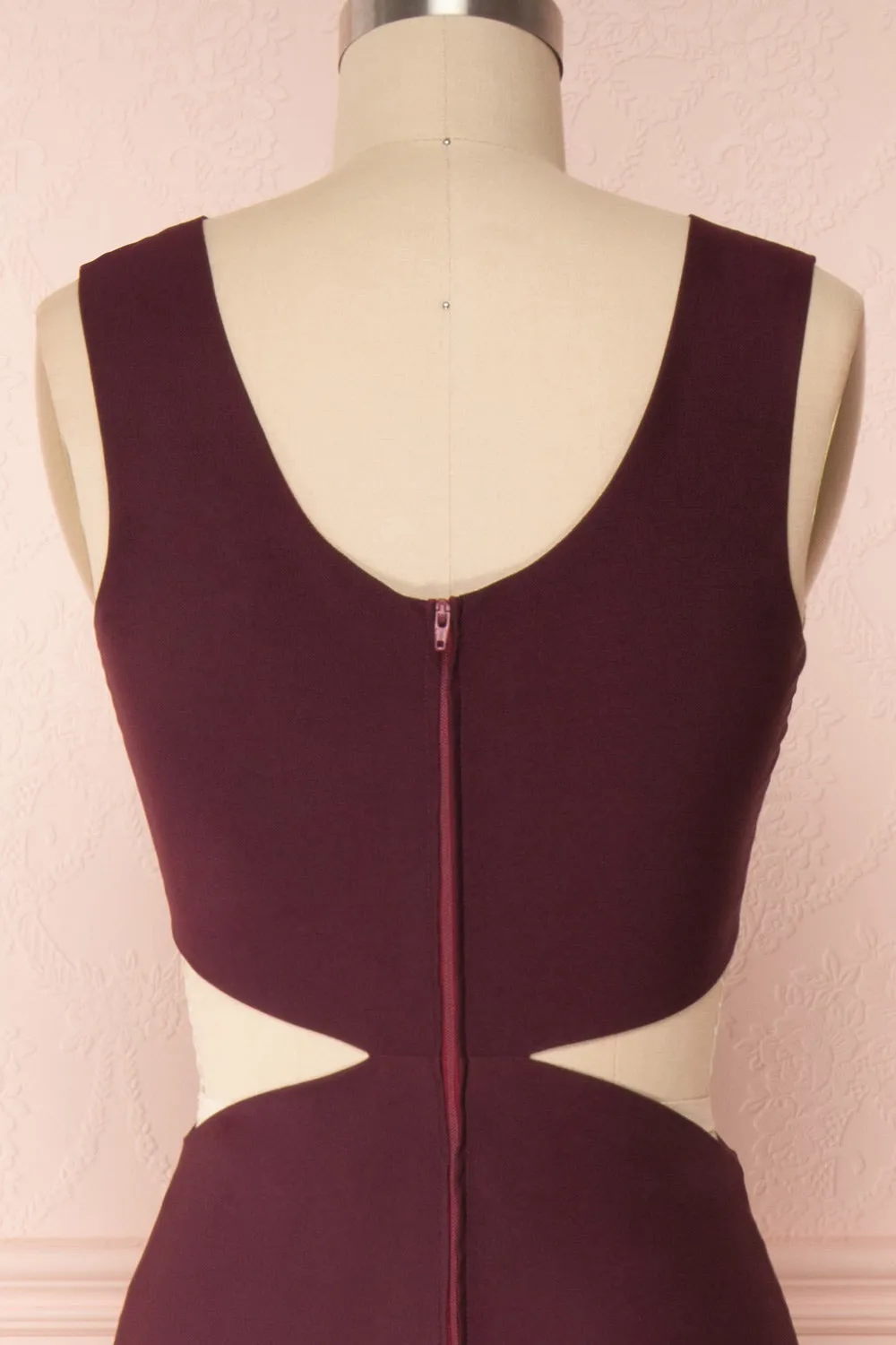 Vallata Wine | Burgundy Maxi Dress