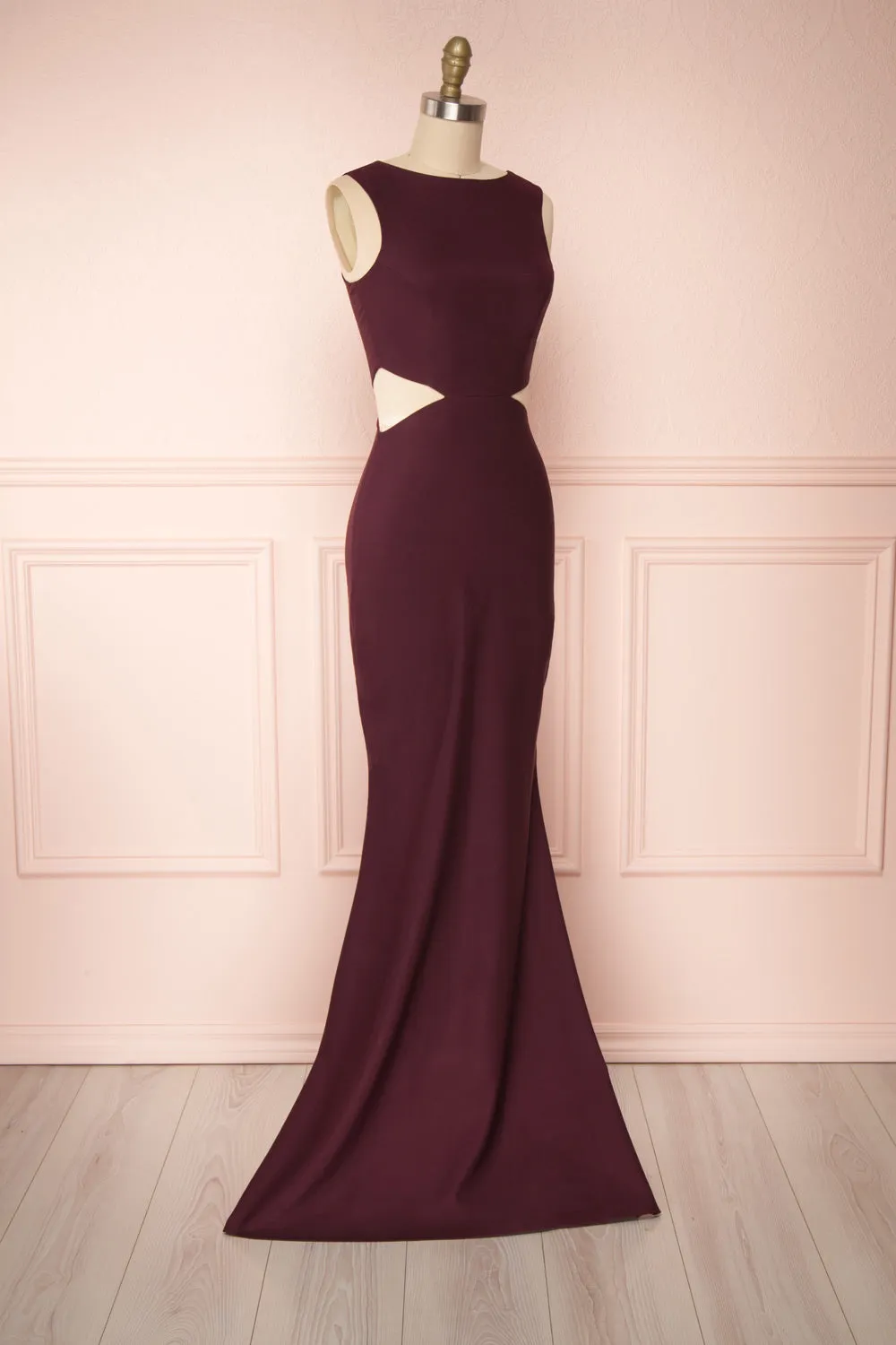 Vallata Wine | Burgundy Maxi Dress