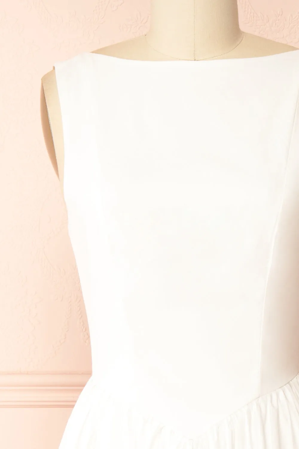 Yuma White | Maxi Dress w/ Scooped Back