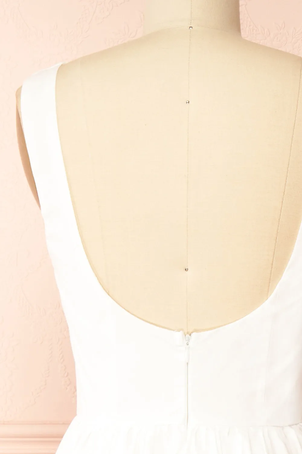 Yuma White | Maxi Dress w/ Scooped Back