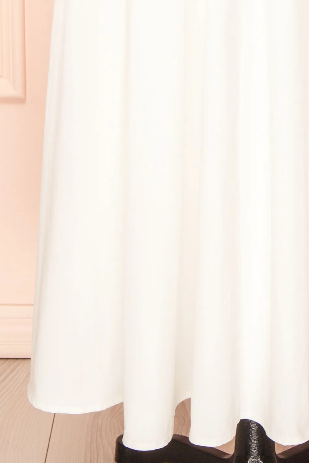 Yuma White | Maxi Dress w/ Scooped Back